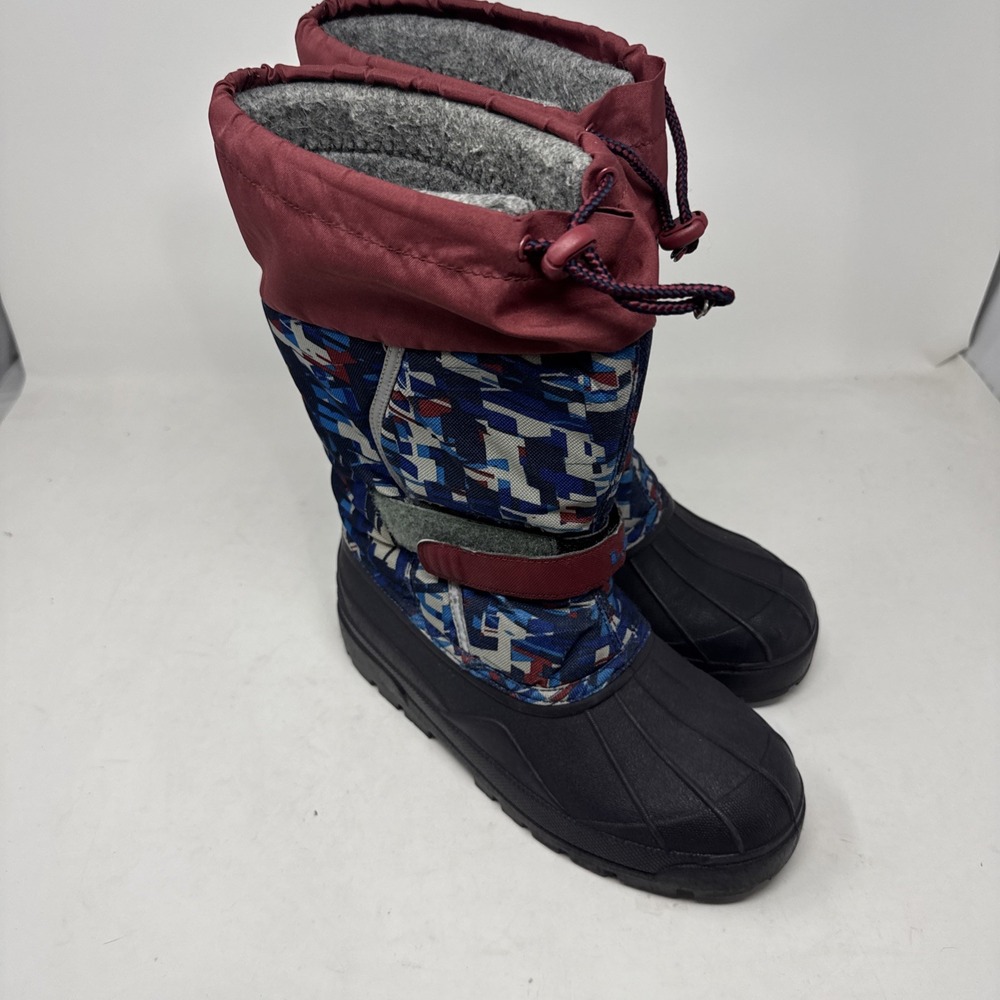 LL Bean kids northwoods rain and snow boots. Big kid size 6